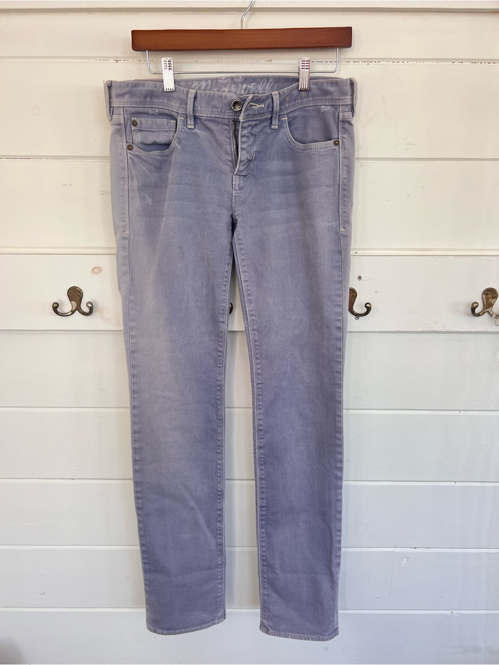 Madewell Light Steel Gray/ Blue/ Lilac/ Denim Jeans. 28 x 34